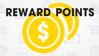 Pay for purchases with points and save up to 50%!