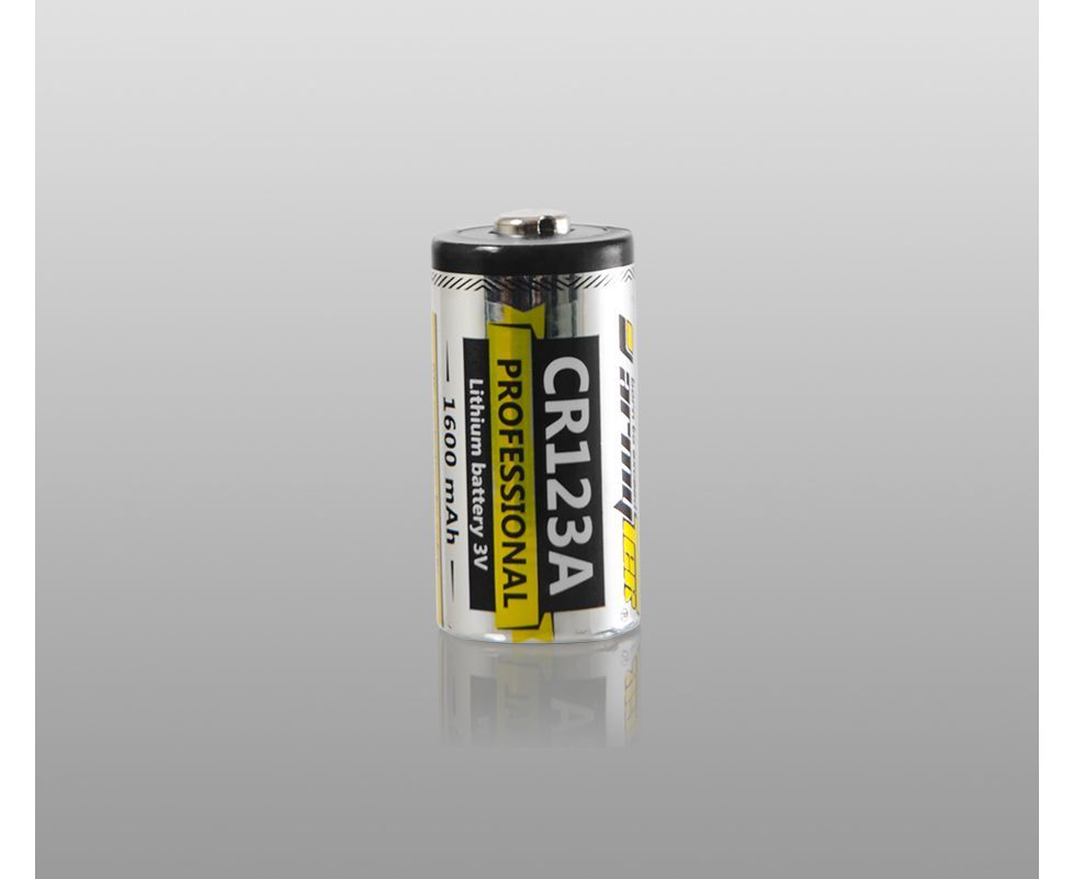 Pile Armytek CR123A – 1600mAh 3V protégée - ARMYTEK FRANCE